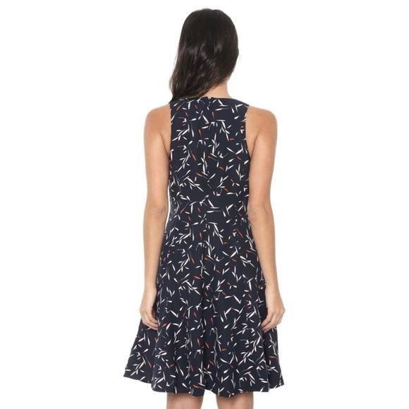 Banana Republic Navy Mini Dress with White Pattern - Picture 8 of 16